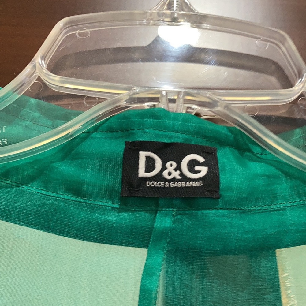 D&G see through silk organza shirt. FINAL - Picture 3 of 4